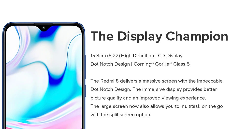 Смартфон Xiaomi Redmi 8 с глобальной версией, 4 ГБ, 64 ГБ, Восьмиядерный процессор Snapdragon 439, 5000 мАч, 6,22 дюйма, 12 Мп+ 2 МП, 18 Вт, быстрая зарядка, мобильный телефон