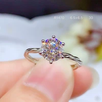 diamond rings for women moissanite ring 925 sterling silver luxury anniversary rings