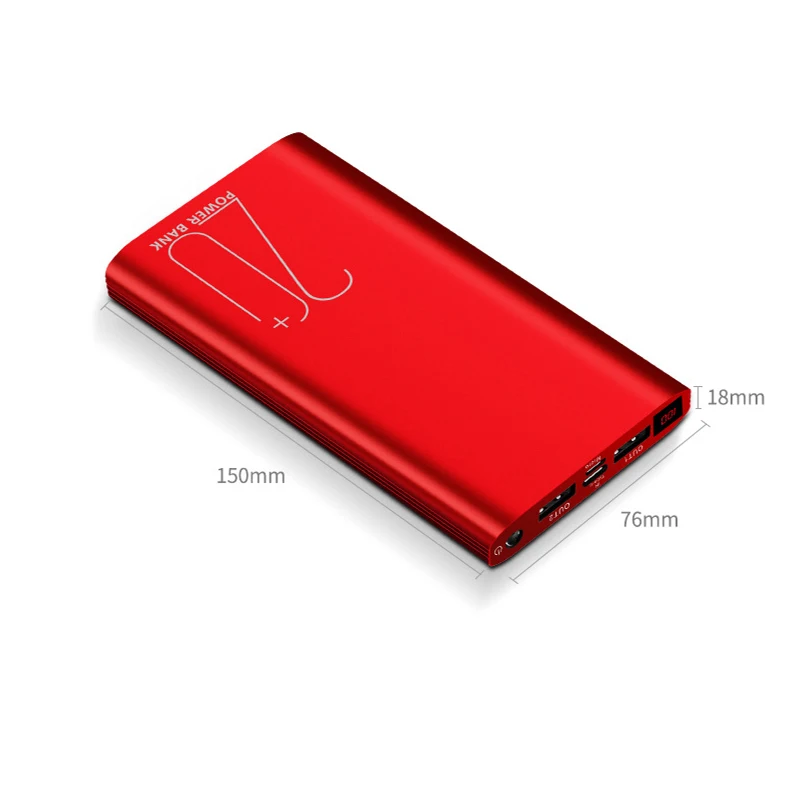 Портативное зарядное устройство 20000 мАч портативное внешний аккумулятор для Samsung