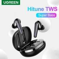 ugreen 2021 bluetooth 5 0 earphones wireless earbuds tws true stereo 24h playing usb c charge waterproof earphone for xiaomi