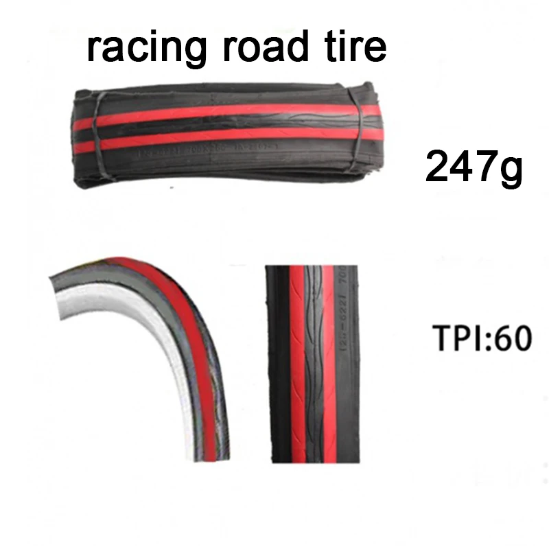 1 шт. велосипедные шины Catazer 700C * 25C Racer складной 60TPI шоссейные с фиксированной