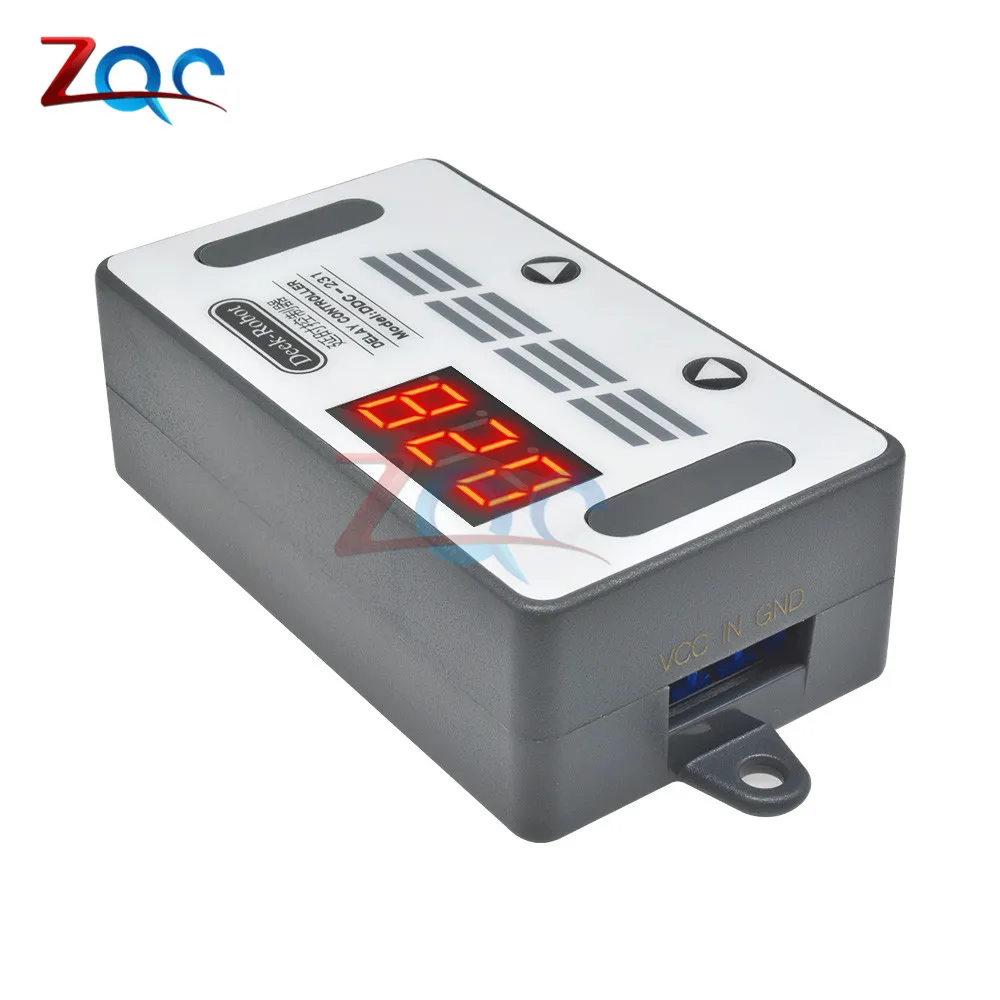 Цифровой светодиодный дисплей постоянного тока 12 В реле времени с задержкой