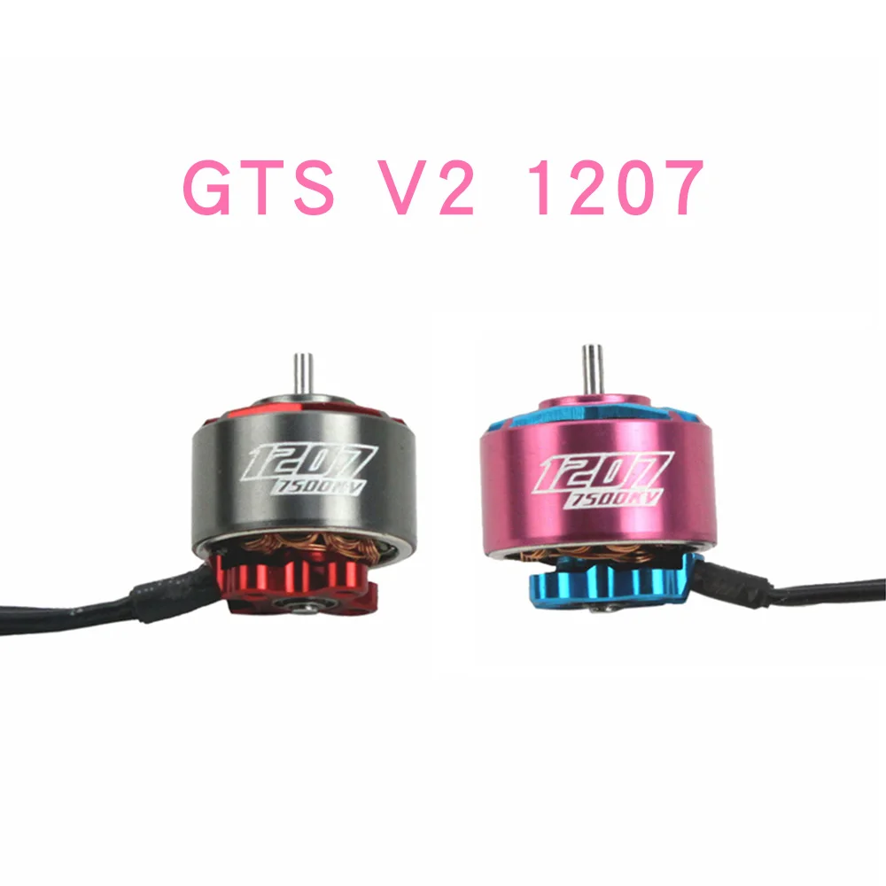 Бесщеточный мотор RCINPOWER GTS V2 1207 5000/6000KV 3 4S 7500KV 2 3S для RC Drone FPV Racing 4 шт.|Детали и