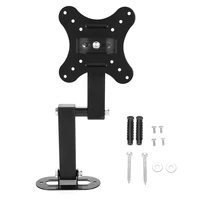 tilt swivel tv wall mount bracket for 1426inch flat panel tv with installing accessories single arm rotating tv stand