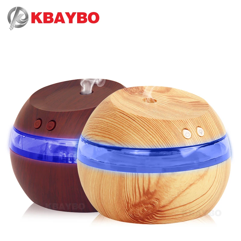 

290ml Mini Blue Backlight Humidifier Ultrasonic Humidifier Air Aroma Diffuser Mist Maker Essential Oil diffuser of Home and Car