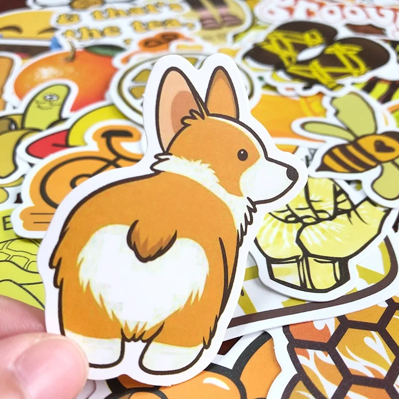 50 шт. смешанные погодные Мультяшные игрушки наклейки s Стиль велосипед мотоцикл