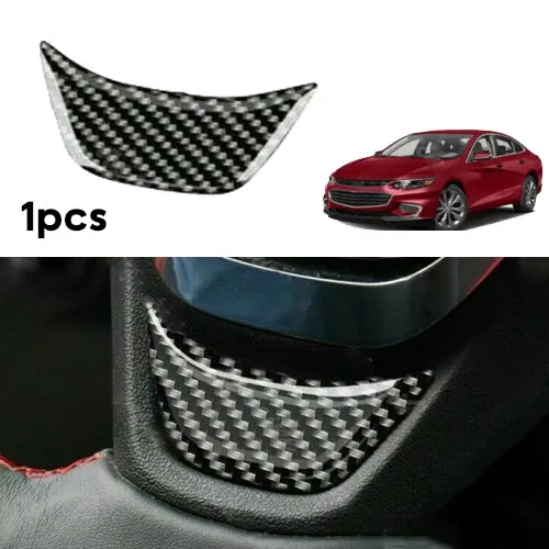 

Carbon Fiber Steering Wheel Frame Cover Trim Fit For Chevrolet Malibu 2016-2021 Wheel Frame Cover Trim