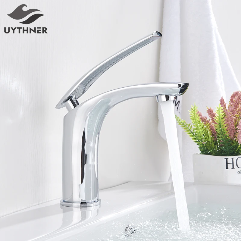 Современный хромированный смеситель для ванной комнаты кран Водопад с одним