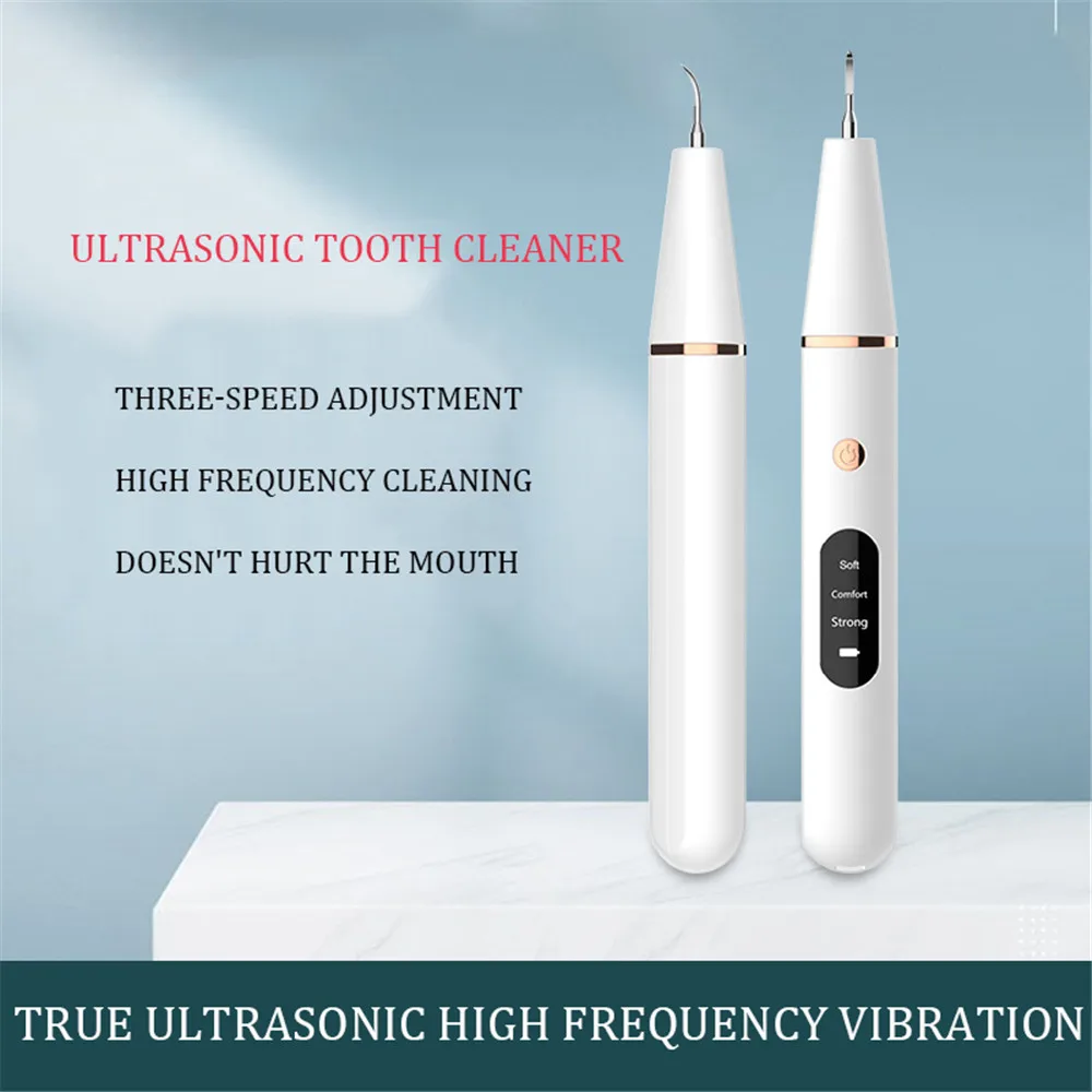 

Ultrasonic Dental Scaler Portable Electric Sonic Tooth Calculus Remover Tooth Stains Tartar Tool Teeth Whitening Cleaner Machine
