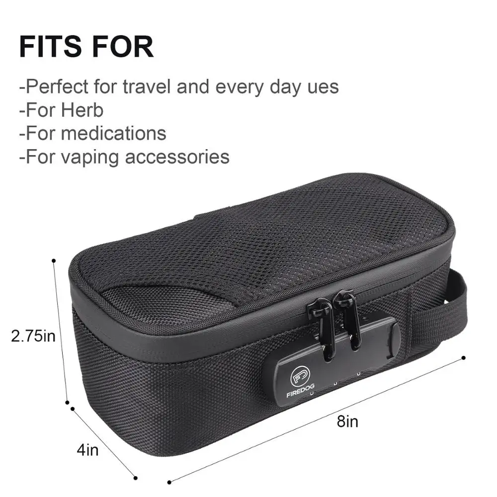 

Smoking Stash Tobacco Storage Bag Odor Smell Proof Case Combination Lock Container Organizer Tobacco Weed Storage Case Bag