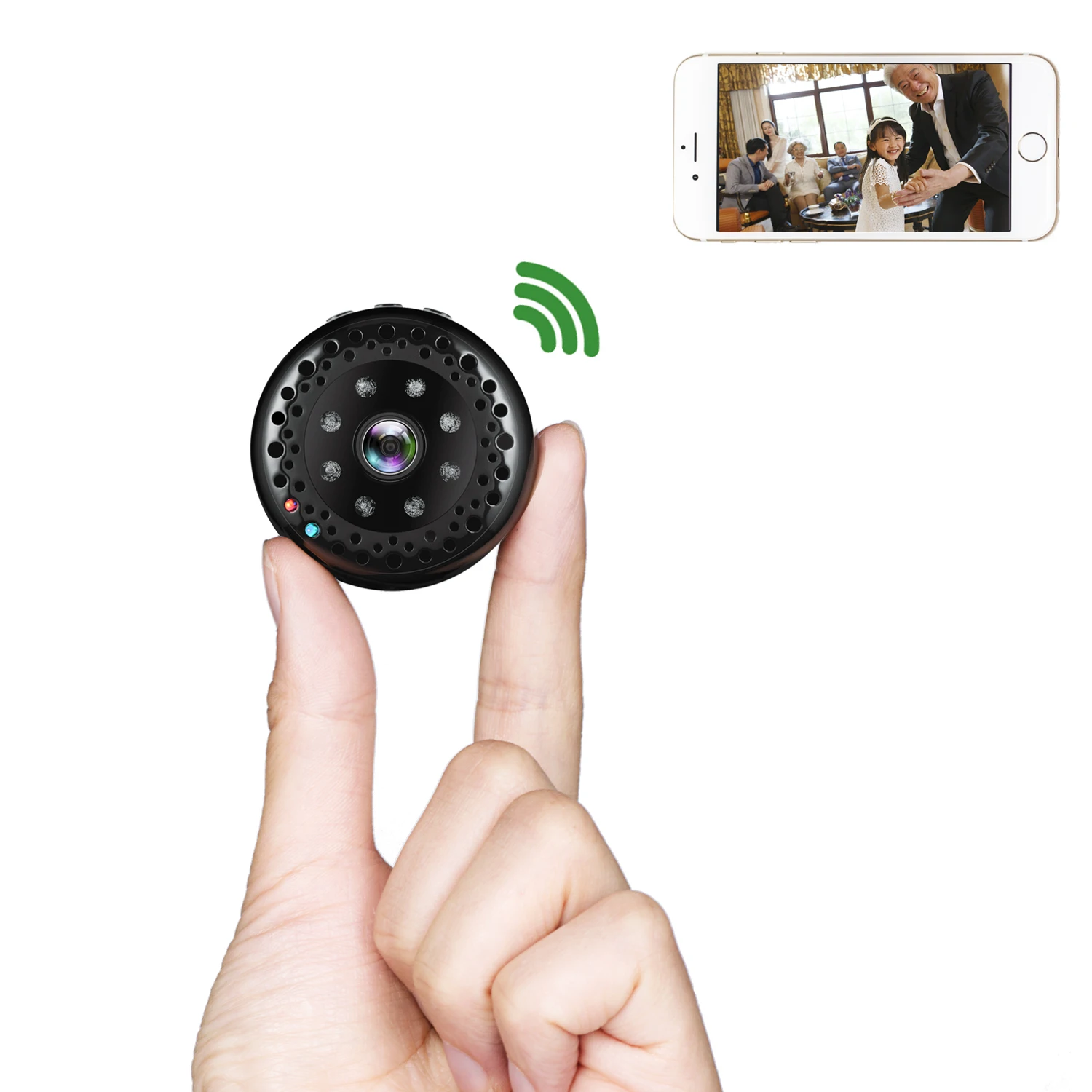 

New 1080P 4K 2MP HD Wireless WIFI IP Remote Night Vision Recording Motion Detection CCTV Camera Intercom Baby Monitor Cam
