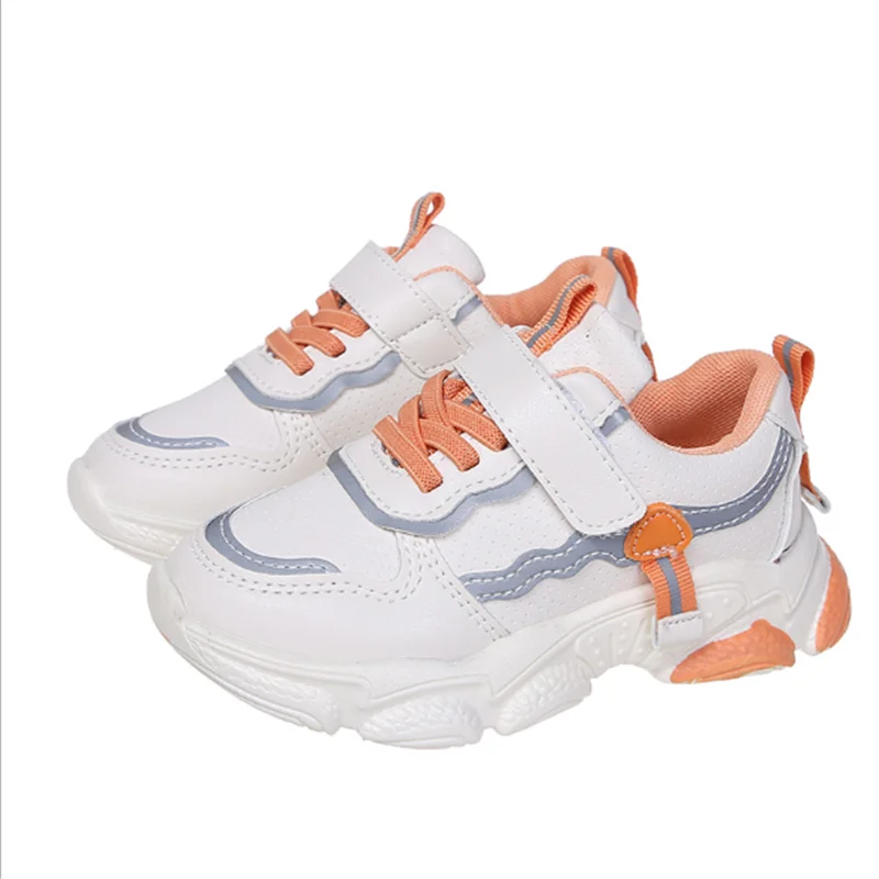 Удобные кожаные кроссовки Сезон осень-зима Модная Универсальная кожаная обувь