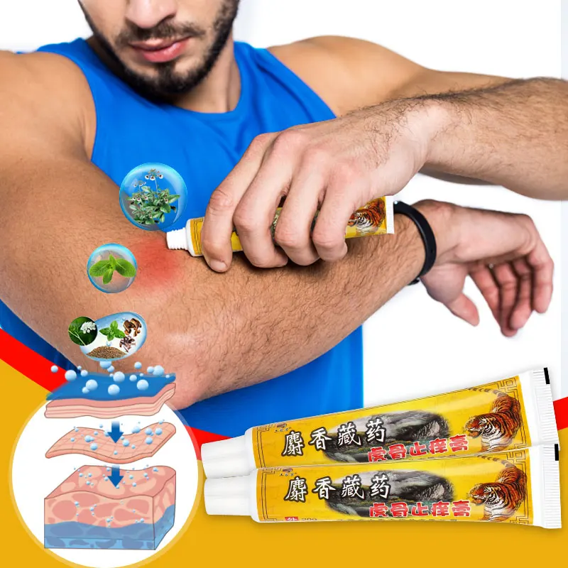 Мазь Тигровая для псориаза дерматита антибактериальная мазь снятия симптомов