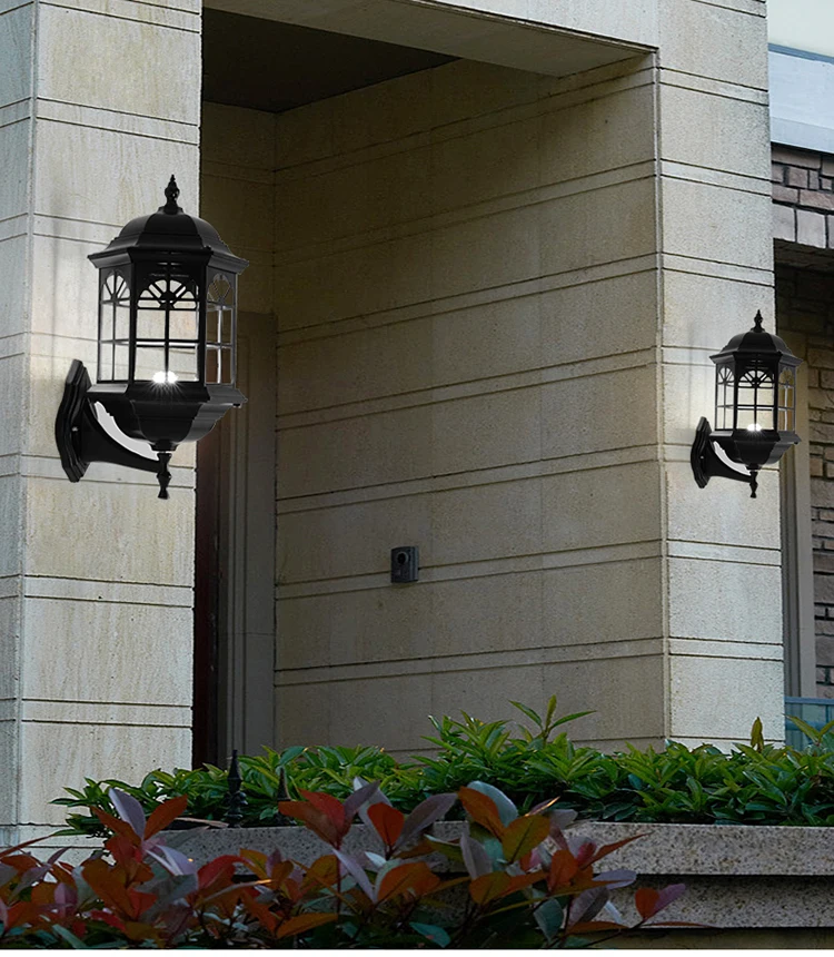 Солнечная настенная лампа домашняя наружная для патио сада водонепроницаемая