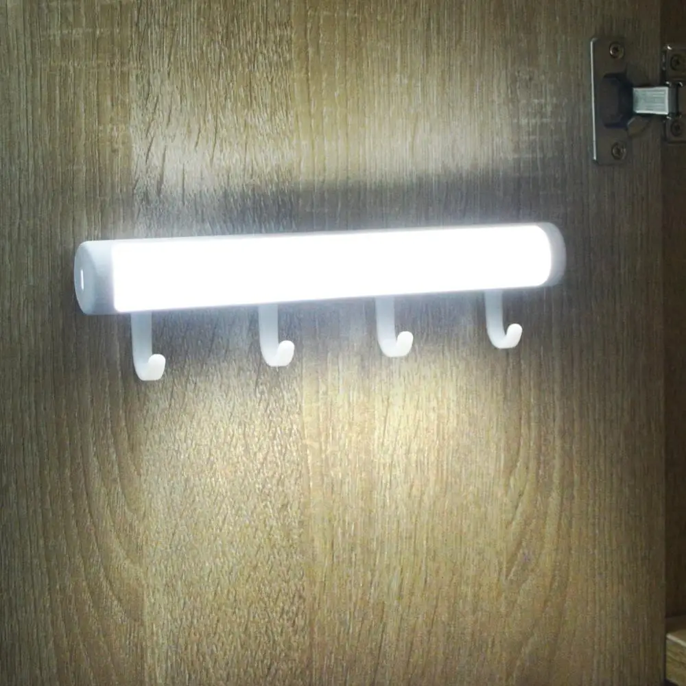 Беспроводной LED Портативный настенный светильник умный авто вкл/выкл PIR датчик