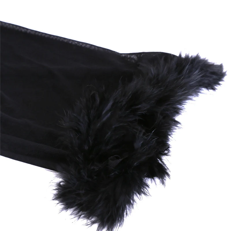 Женский сексуальный кружевной длинный халат ночная рубашка пижама сексуальное