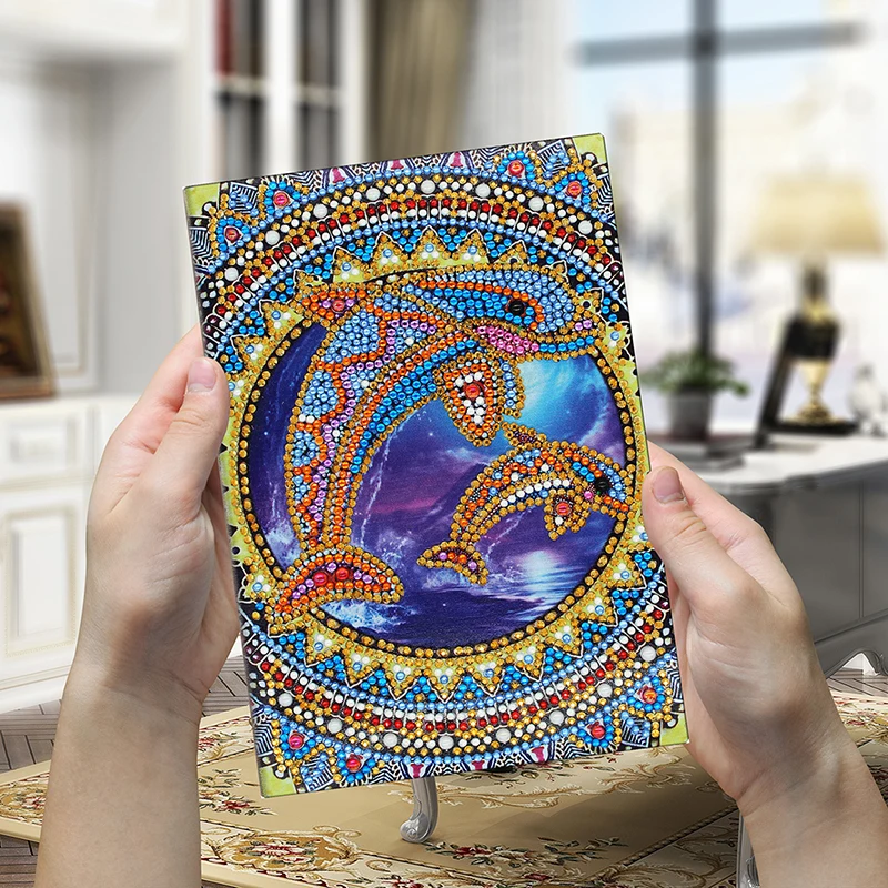 

DIY animal pattern notebook diamond painting 5D special-shaped diamond accessories diamond embroidery holiday gift