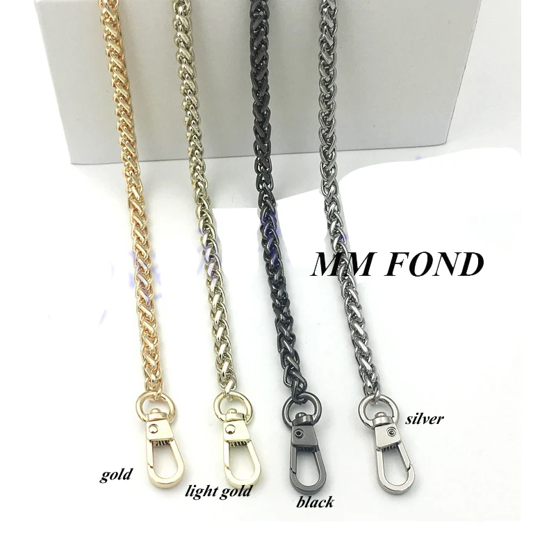 

Hot 6mm width twist brand design lady cross body shoulder bag belts long strap 4 colors female bag strap shoulder bag belts