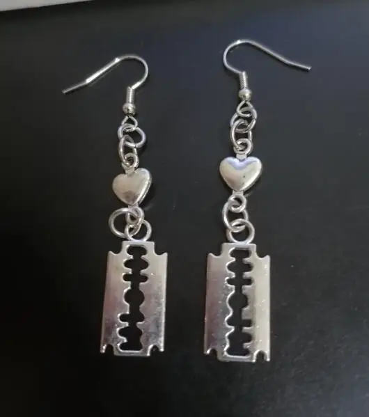 2020 милые серьги в стиле Харадзюку с забавными лезвиями и кроликом эстетические