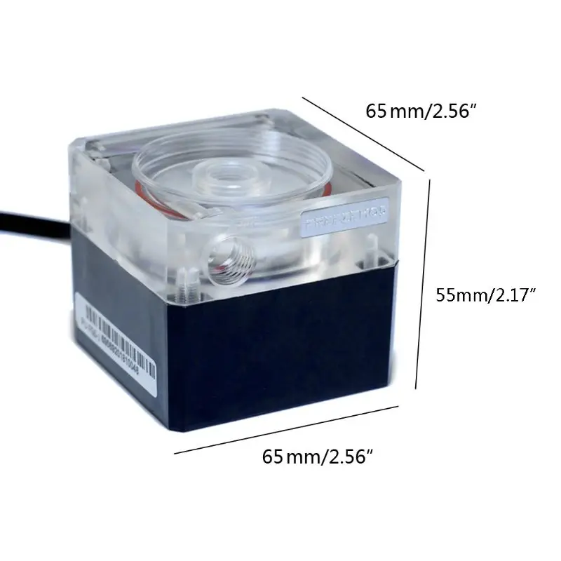 

Computer Water Cooling Mute Pump with 4 meter flow 800L/H Flow support RGB AURA