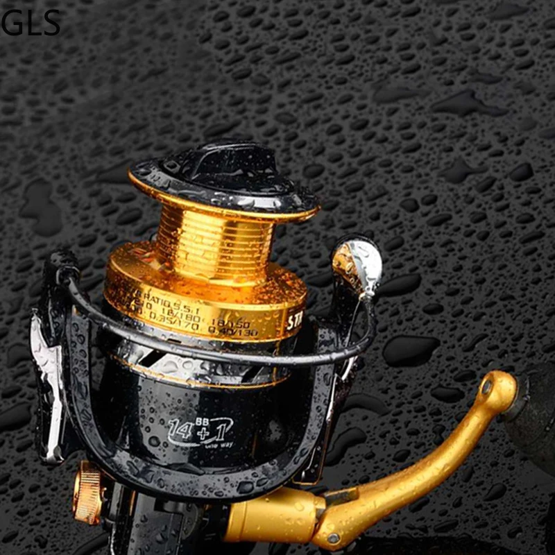 

Gear Ratio 5.1:1/5.5:1/4.7:1 High Speed Spinning Fishing Reel High Quality Metal Fishing Wheel Anti-corrosion Fish Accessories