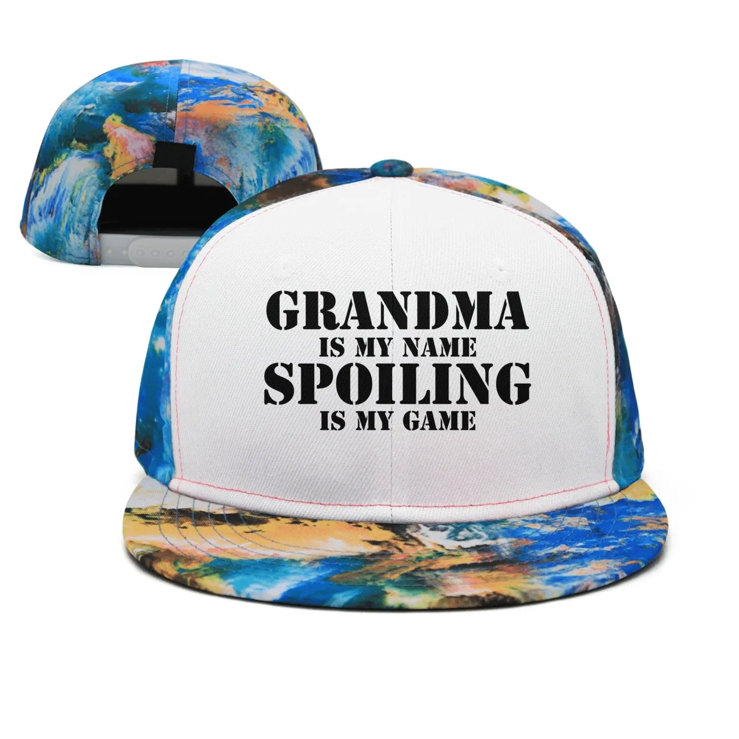 SJSNBZ Grandma is My Name spiling Game Печать Унисекс Взрослые Женские полихромовые