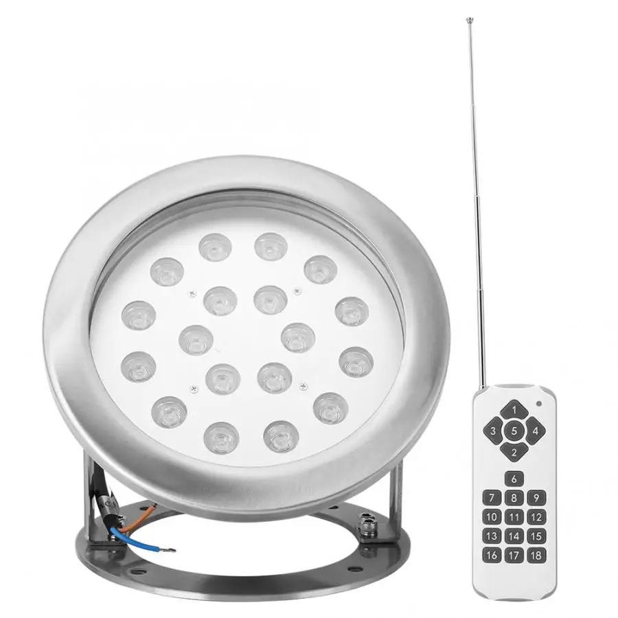 Водонепроницаемый светодиодный свет 18 Вт Светодиодный RGB для использования в