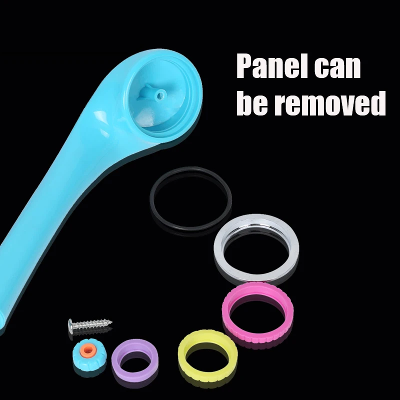 Новинка 2020 цветная насадка для душа высокого давления ручная Съемная с защитой