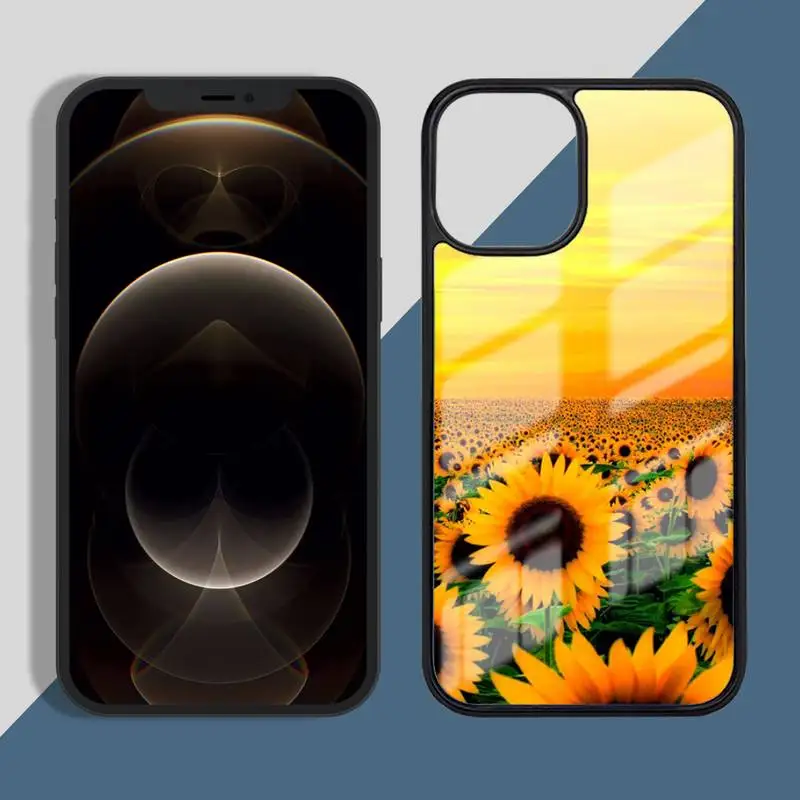 

Sunflower daisy Phone Case PC for iPhone 11 12 pro XS MAX 8 7 6 6S Plus X 5S SE 2020 XR