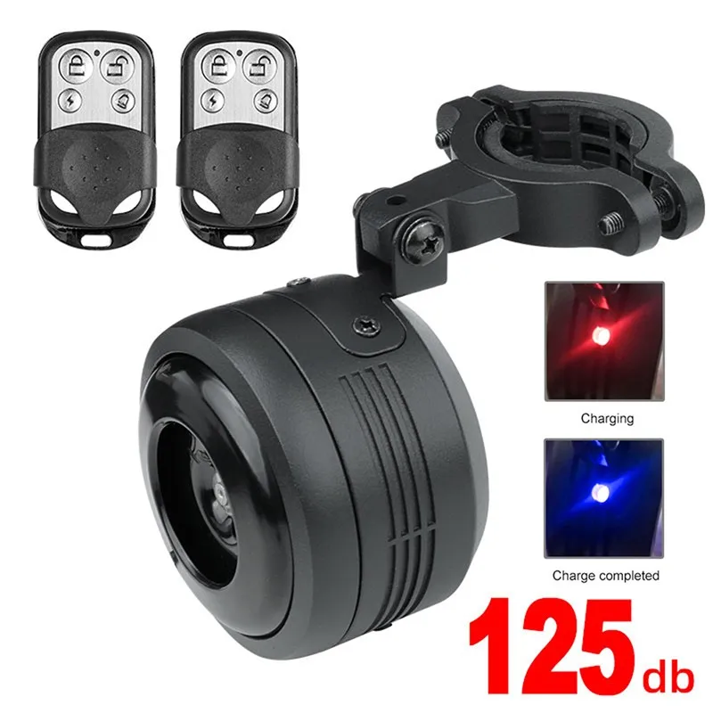 

Звонок велосипедный Электрический с USB-зарядкой и пультом ДУ, дБ