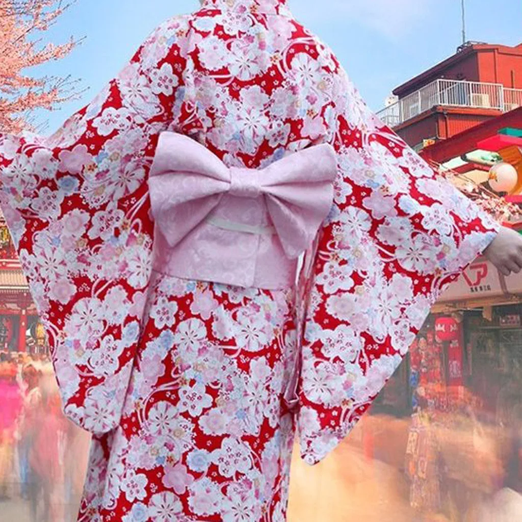 Женское платье в японском стиле новое кимоно хлопковое льняное с рукавами