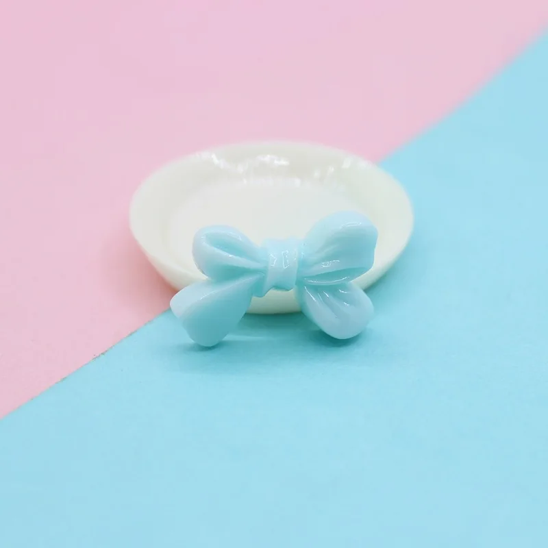 20 штук Kawaii из смолы) с плоским дном бантики Запчасти ушной телефон оболочки