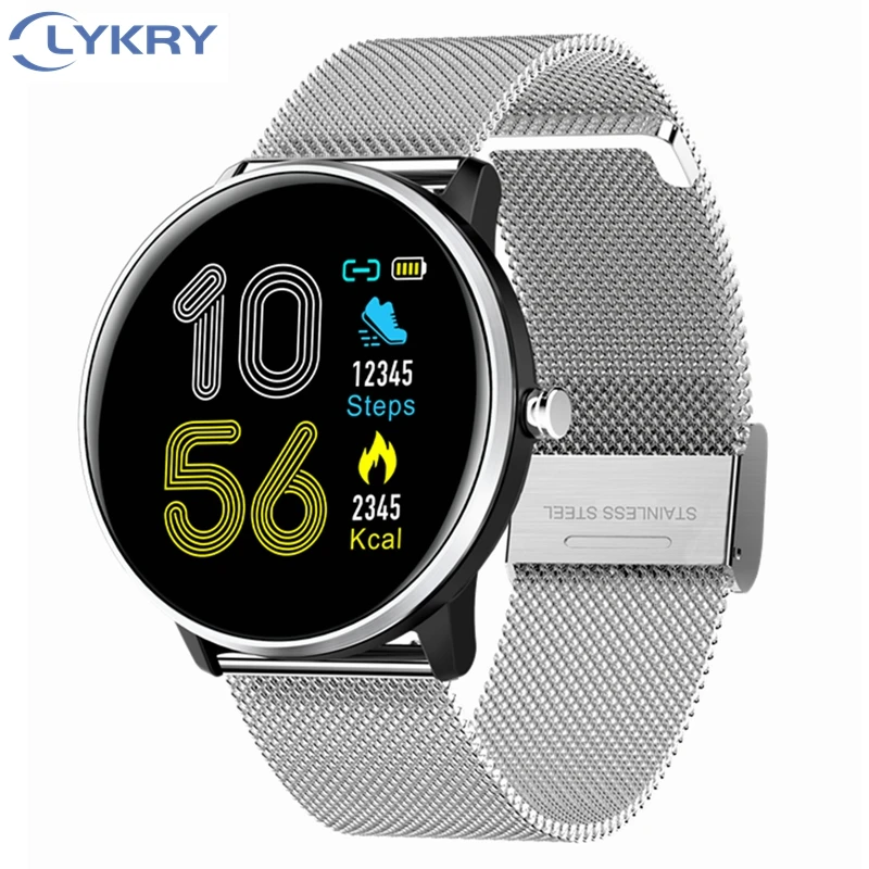 Смарт часы LYKRY MX6 для мужчин и женщин сенсорный экран фитнес трекер пульсометр
