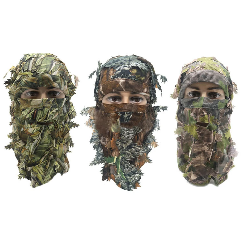 

Breathable Sun Protection Full Face Mask Wargame Wildlife Hunting Fishing Cap Headgear Hunting Camouflage Mask