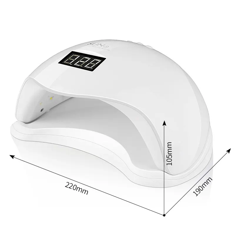 SWOISS 48W UV LED Lamp Nail Dryer For All Gels Polish Sun Light Infrared Sensing Timer Smart LCD Display Manicure