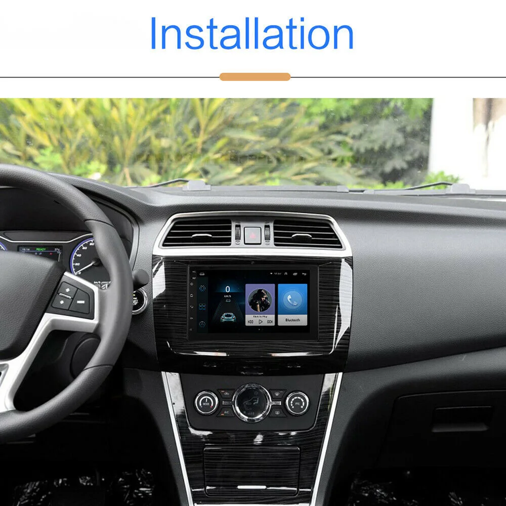 Автомагнитола на Android 10 мультимедийный плеер с 7 &quotсенсорным экраном GPS Bluetooth FM Wi-Fi