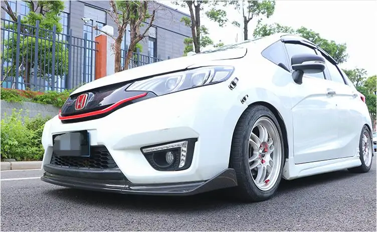 Для Honda FIT JAZZ Body kit спойлер 2014-2016 для ABS задний передний бампер диффузор защитные