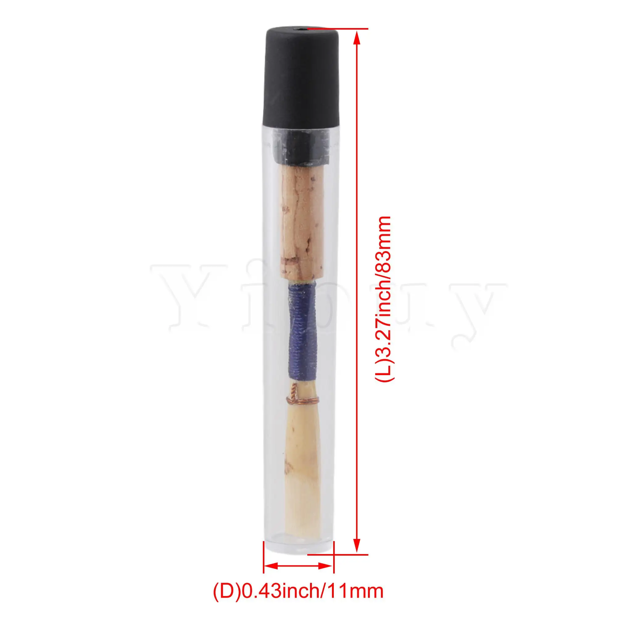Yibuy средние 2 5 Oboe трости Средние/Oboe части с трубкой для защиты|oboe reeds|reeds oboe |