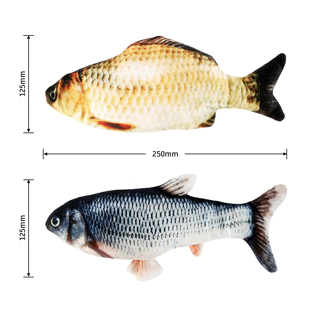 

Electronic Cat Toy 3D Fish Electric USB Charging Simulation Fish Toys for Cats Pet Playing Toy cat supplies juguetes para gatos