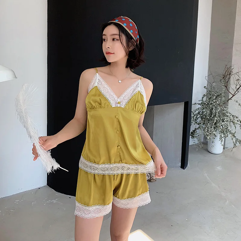 Сексуальная Очаровательная Женская подвязка шорты костюм пижама короткий