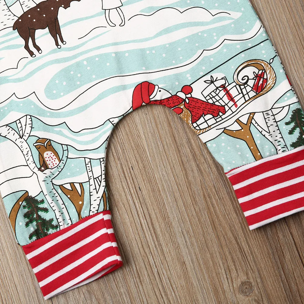 

Newborn Infant Baby Girl Boy Christmas Outfits Xmas Romper Jumpsuit