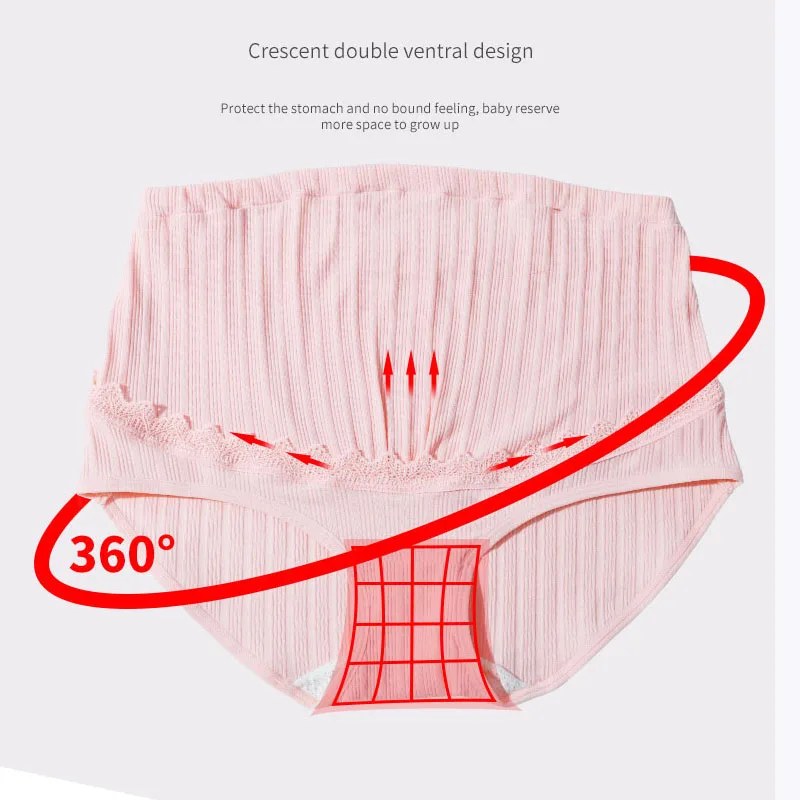 Нижнее Белье для беременных поддерживающие живот хлопковые Дышащие