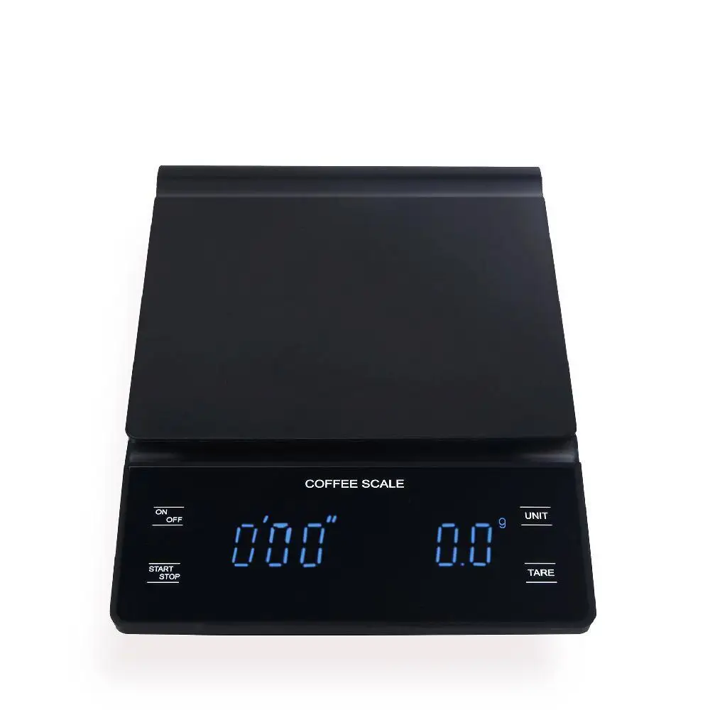 

0.1g Digital Coffee Scale with Timer Electronic Scales Food Balance Measuring Weight Kitchen Coffee Scales