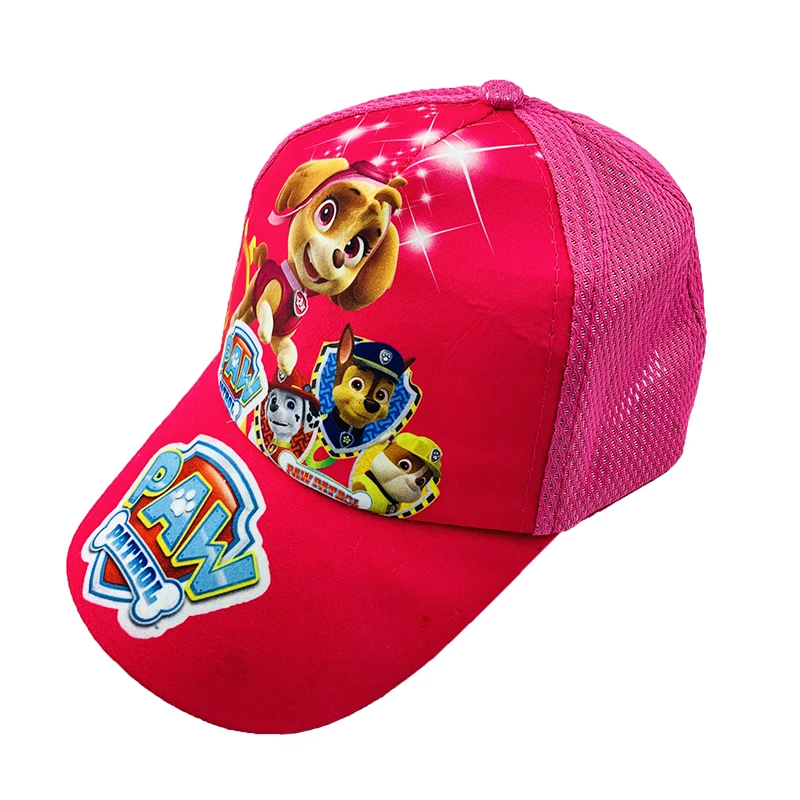 

New Paw Patrol Cartoon Character Outdoor Sports Toy Cap Baseball Cap Sunscreen Mesh Cap Children's Birthday Party Gift
