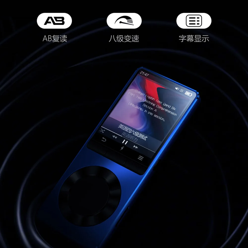 BENJIE X3 металлический Bluetooth MP3-плеер портативный музыкальный плеер со встроенным динамиком fm-радио, электронная книга, часы 20 шт./партия