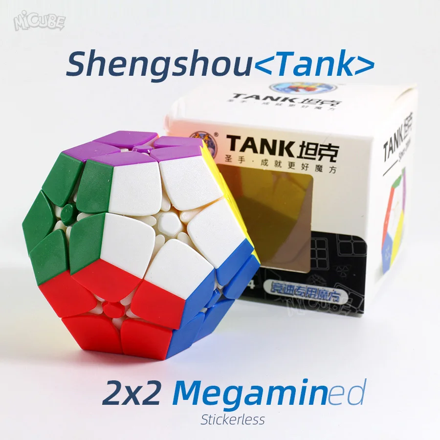 Shengshou Tank Megaminxed Cube 2x2 Magic 2x2x2 Speed Puzzle 12 sides Megaminxs игрушки для детей Cubo Magico