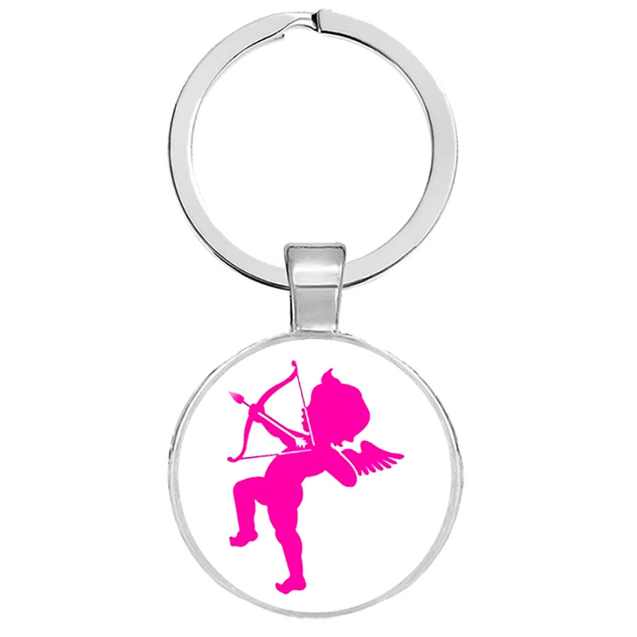 I Love Archery Keychains Simple Trendy Men Women Sports Lover Peace Pendants Keyrings Jewelry Llaveros | Украшения и аксессуары