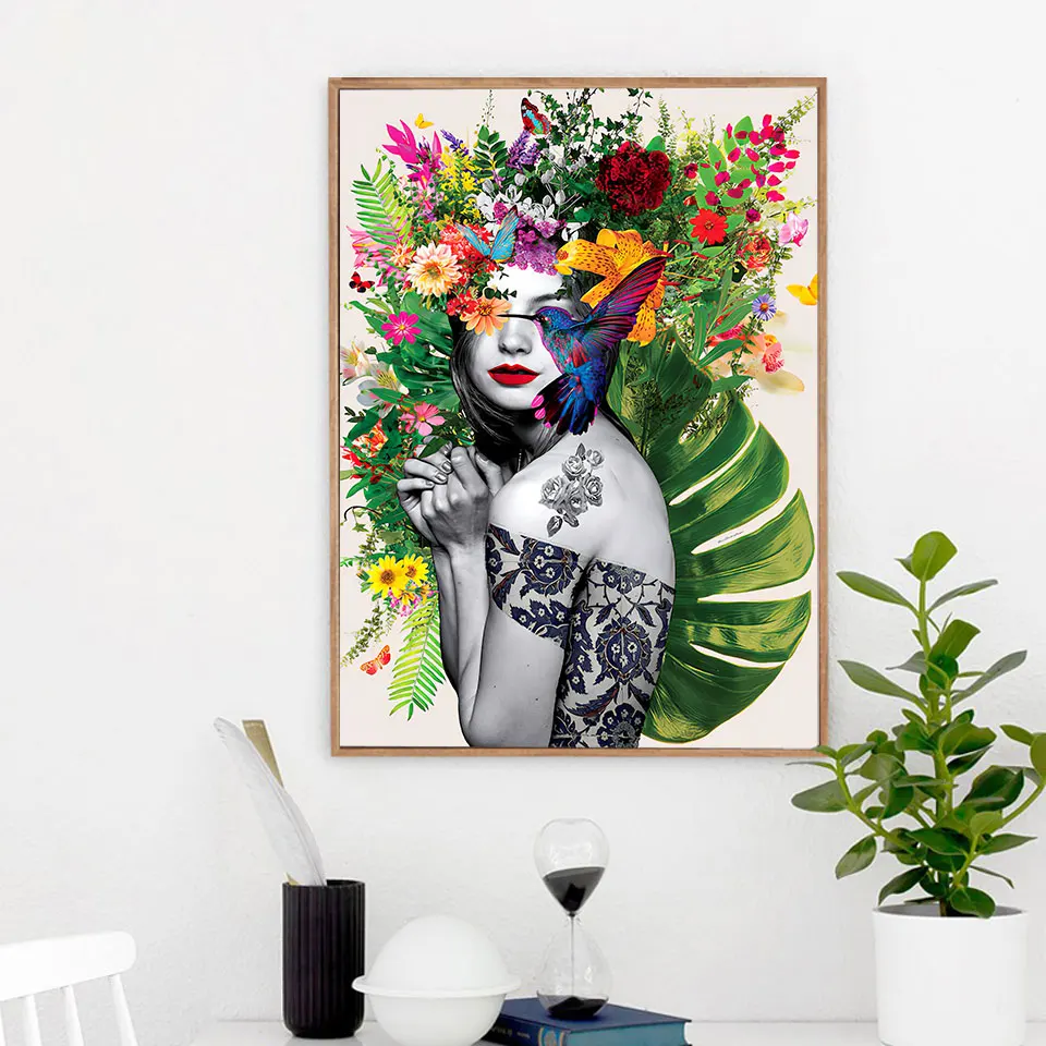 Модный цветочный плакат фотография Φ картины для гостиной современные