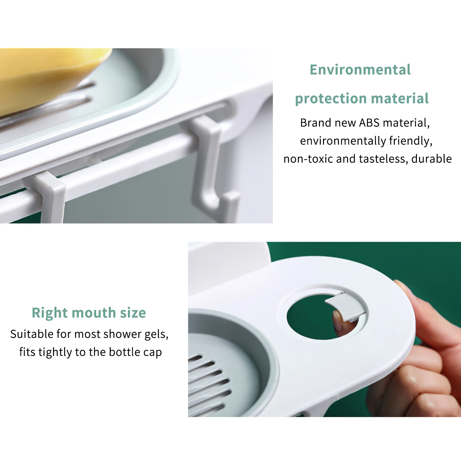 Держатель для мыла многофункциональный домашний двойной держатель настенный