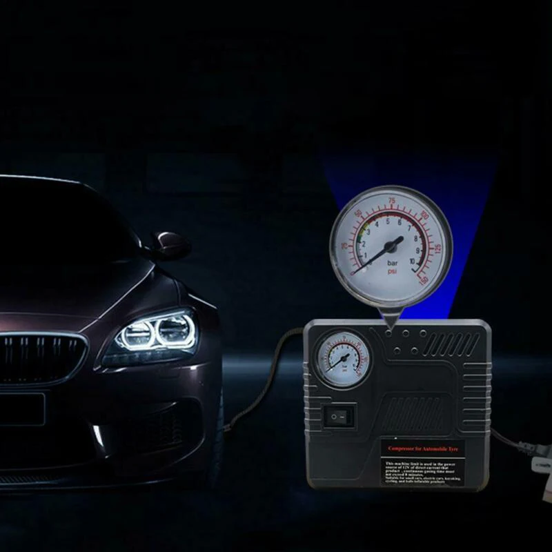 1 * шиномонтажный насос 12 В портативный автомобильный воздушный Авто
